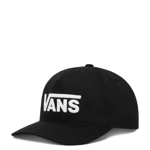 Casquette de baseball Vans noire en coton avec logo brodé blanc, accessoire printemps-été pour homme
