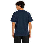 T-shirt Vans bleu marine pour homme, en coton, à manches courtes et col rond, idéal pour un style décontracté.