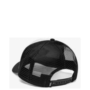 Casquette Vans noire pour homme, en polyester avec doublure en maille noire et sangle réglable ornée du logo Vans.