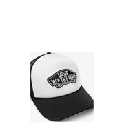 Casquette trucker Vans blanche et noire avec dos en maille et logo Off the Wall brodé en polyester