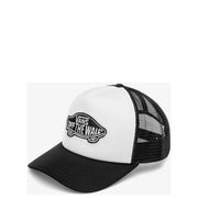 Casquette Vans homme noire et blanche avec dos en maille et logo brodé, en polyester, accessoires vn 66xy281