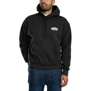 Sweat à capuche noir Vans pour homme en coton avec logo blanc « Off the Wall » sur la poitrine, idéal pour l'automne et l'hiver.