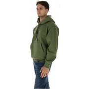Sweat à capuche en coton vert olive pour homme de Vans, doté d'une capuche, d'une poche avant, de manches longues et d'un cordon de serrage.