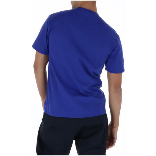 Un t-shirt Vans bleu roi éclatant pour homme, à manches courtes et col rond, 100 % coton.