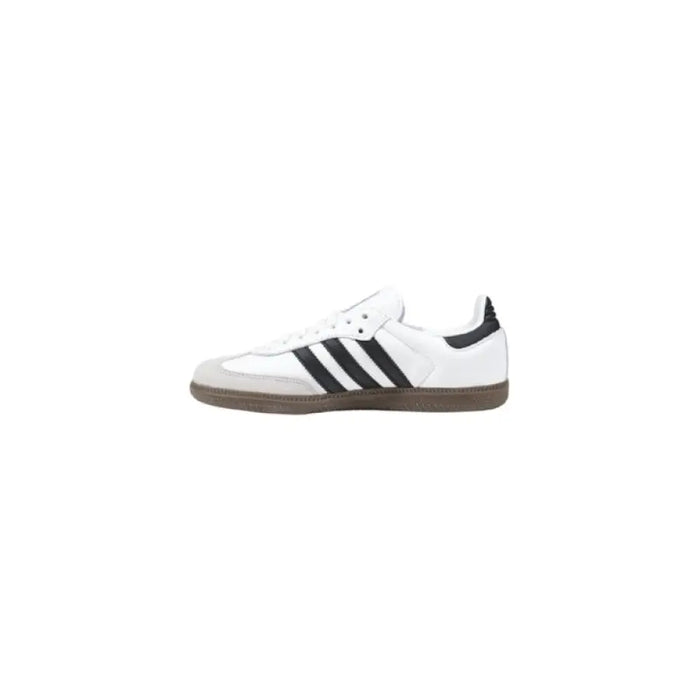 White Adidas Samba sneaker displayed in the Adidas Samba White Sneaker product image