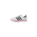 White Adidas SL 72 sneaker with black stripes, stylish athletic footwear for men and women