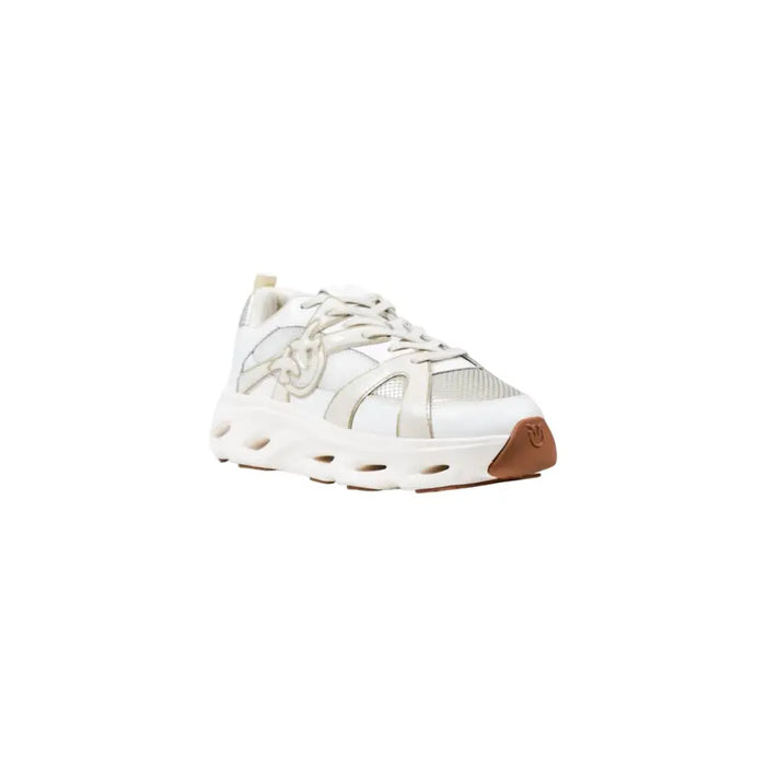 Pinko Women Slip On White Leather Sporty Sneakers