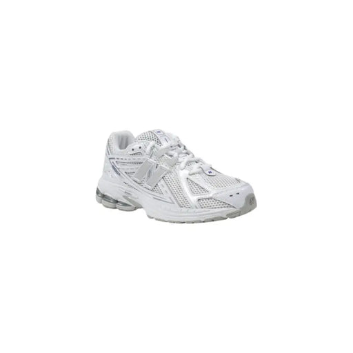 White New Balance sneaker displayed in the product listing image