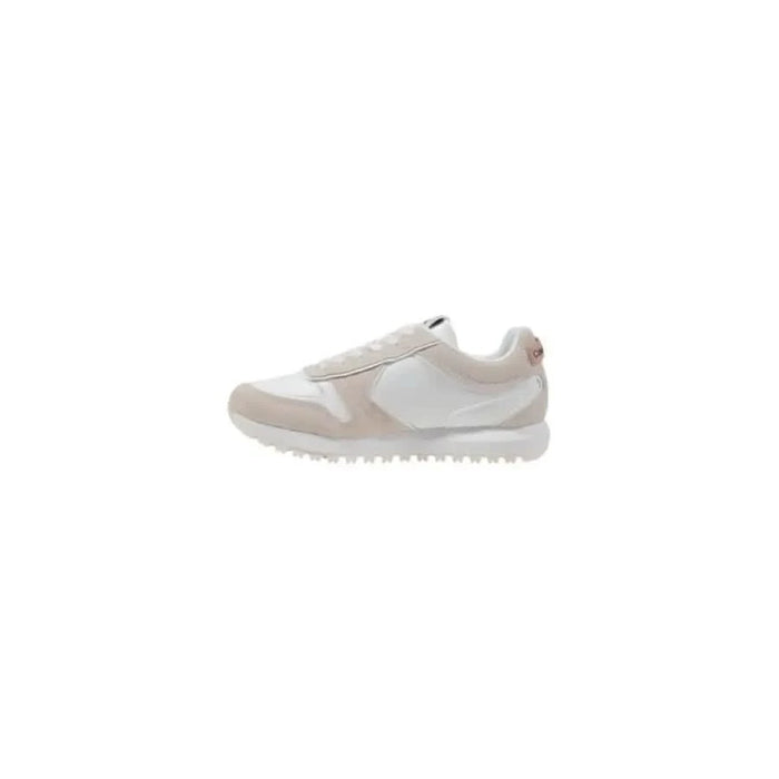 White and beige sneaker from Calvin Klein Jeans Women’s Leather Sneakers collection