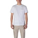 White Calvin Klein Men Cotton Round Neck T-Shirt displayed on a neutral background