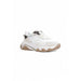 Guess Women’s White Sneakers featuring a stylish chunky design and durable rubber-textile mix