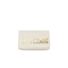 White clutch bag with gold Love Moschino lettering featured in Love Moschino Women Bag