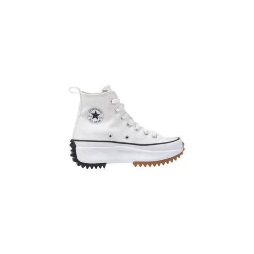 White Converse Run Star Hike high-top sneaker displayed in a product image