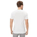 White crew neck T-shirt from Calvin Klein for men displayed on a plain background