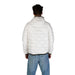 Stylish White Hooded Puffer Jacket, perfect for winter wear and outdoor activities