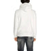 Back view of White Hooded Sweatshirt from the Icon Men Sweatshirts collection