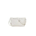 White leather crossbody bag from Off White with sleek shoulder strap and modern design