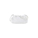 White leather shoulder bag with chain detail for elegant and stylish accessories