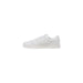 White leather Tommy Hilfiger sneaker displayed in a product image