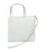 White leather tote bag from Calvin Klein, stylish and spacious accessory for everyday use