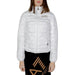 White quilted puffer jacket from EA7 Women’s Black Zip Jacket collection