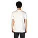 Men’s white short-sleeved Tommy Jeans T-shirt displayed for casual wear