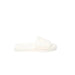 White slide sandal with a thick, textured sole from Guess Women Slippers collection