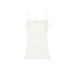 White spaghetti-strap tank top displayed in the Black Spaghetti Strap Tank Top product image