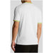 White T-shirt with green trim displayed in product listing