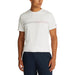 White T-shirt with horizontal stripes from Tommy Hilfiger Navy Blue collection