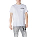 White t-shirt featuring ICON text for Icon Men White Short Cotton Underwear