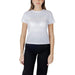 White T-Shirt with Short Sleeves displayed on a mannequin for casual wear