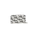 Elegant White Wallet with Black Geometric Pattern for stylish organization