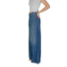 Wide-leg blue denim jeans with a high waist from Replay featuring pockets for women