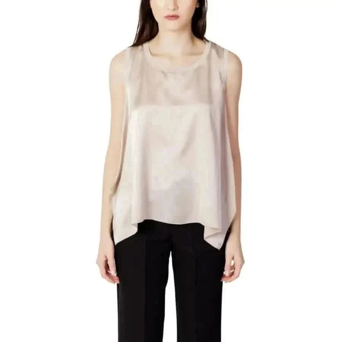 Hanny Deep - Women Blouse - beige / S - Clothing