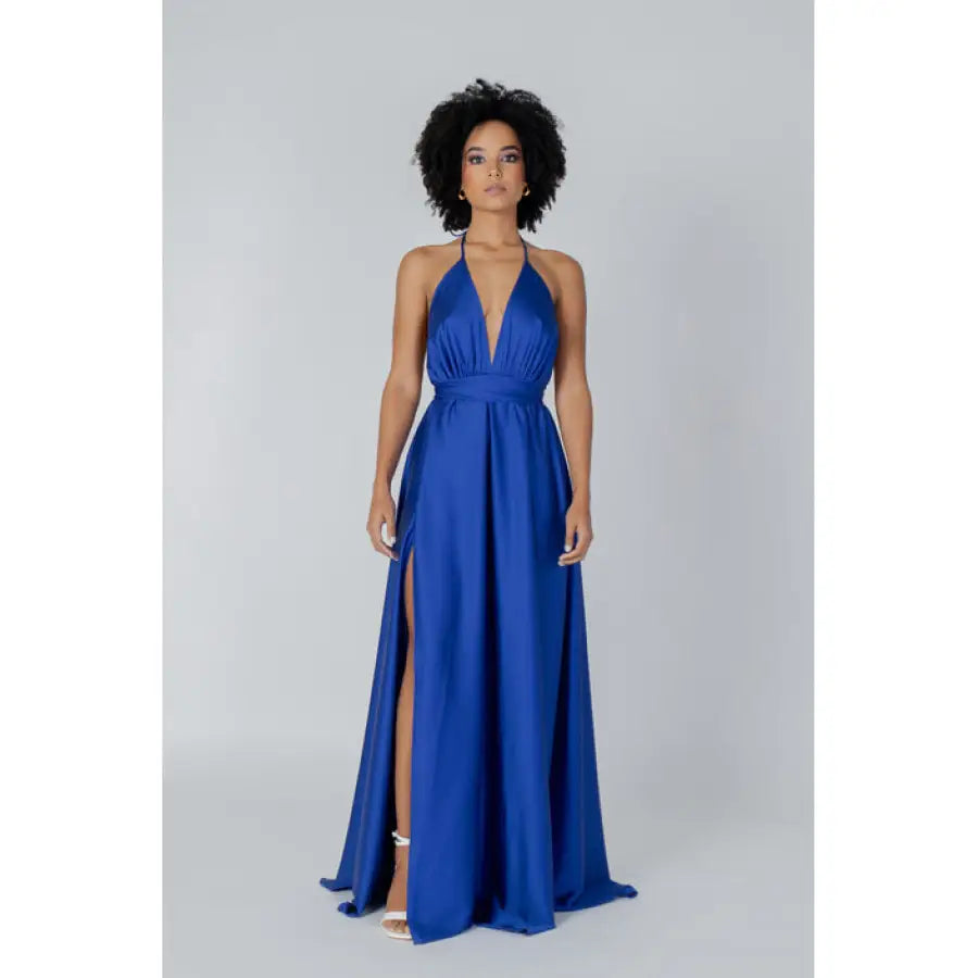 Sol Wears Women - Dress - blue / S - Clothing Dresses
