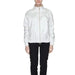 Urban style woman in white Suns jacket with zipper - Suns Women Clothing