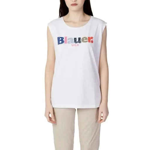 Blauer - Women T-Shirt - white / XS - Clothing T-shirts