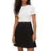 Woman in white t-shirt, black Calvin Klein skirt – Calvin Klein Jeans Women Dress