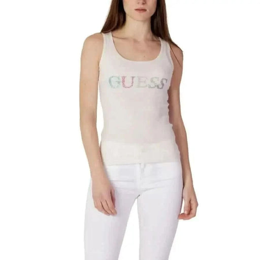 Guess Débardeur femme - blanc / XS - Vêtements Tank-Top