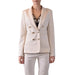Elegant Women’s Double-Breasted Blazer and Pants Suit displayed on a model
