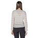 Morgan De Toi Women’s Spring Summer Blouse in Beige, featuring a floral lace long sleeve design