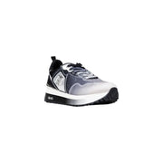 Women’s black and silver glitter gradient slip-on sneakers from Liu Jo with rhinestones