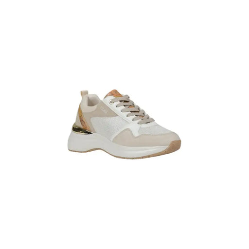 Women’s casual sneaker in white and beige colors from the White and Beige Fashion Sneaker collection