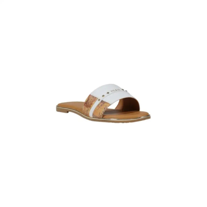 Women’s White Cork Slide Sandal for Comfort and Style in Casual Summer Wear