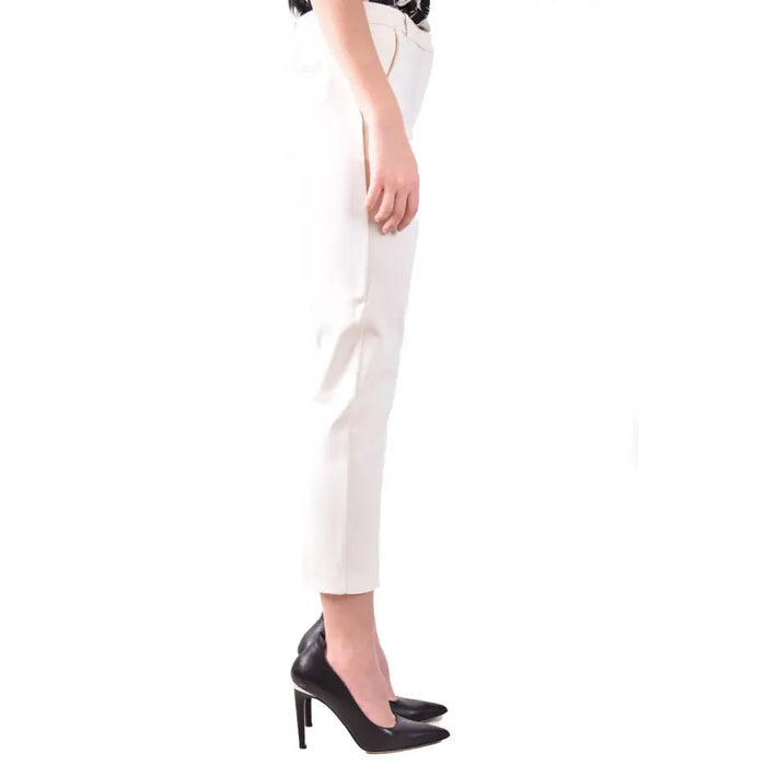 Pinko Women Spring Summer White Trousers