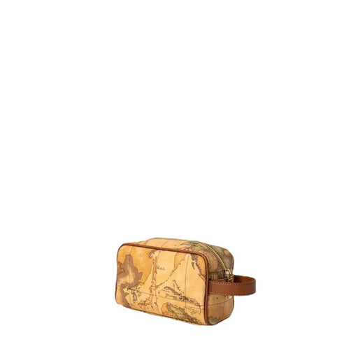 World map patterned toiletry bag for travel storage and organization