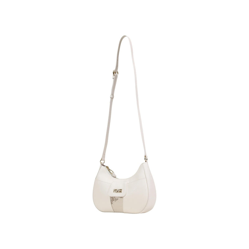 Sac Épaule Beige à Motifs Alviero Martini Prima Classe avec Fermeture Éclair