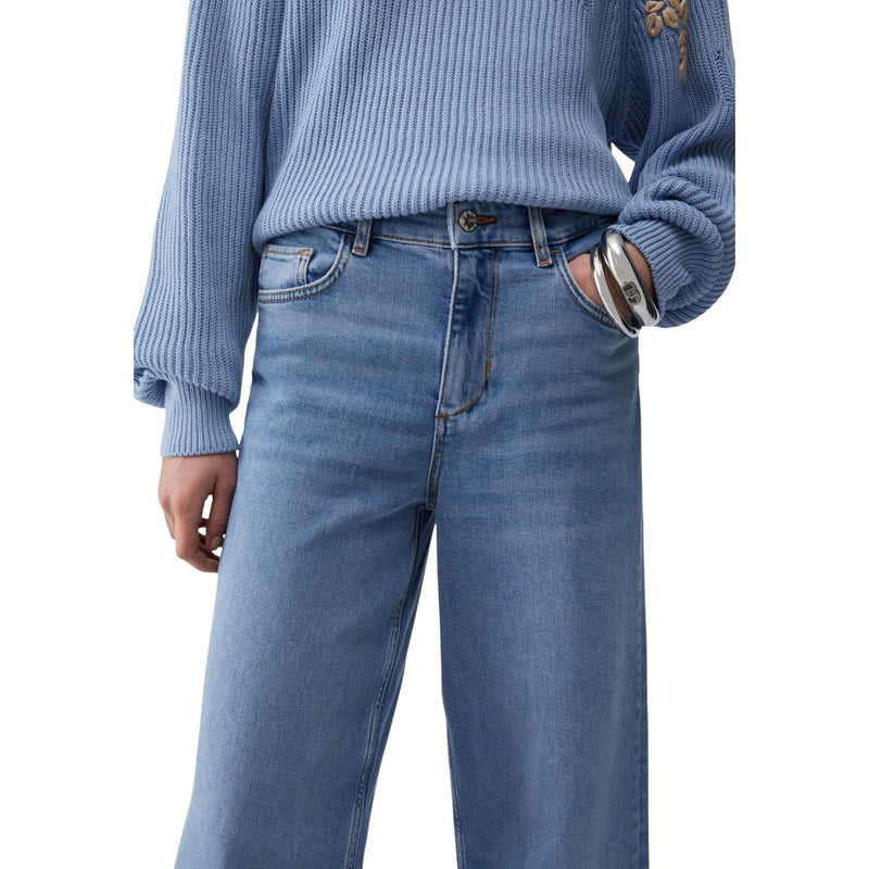 Jean Femme Liu Jo Coton Élasthanne Bleu Printemps Été