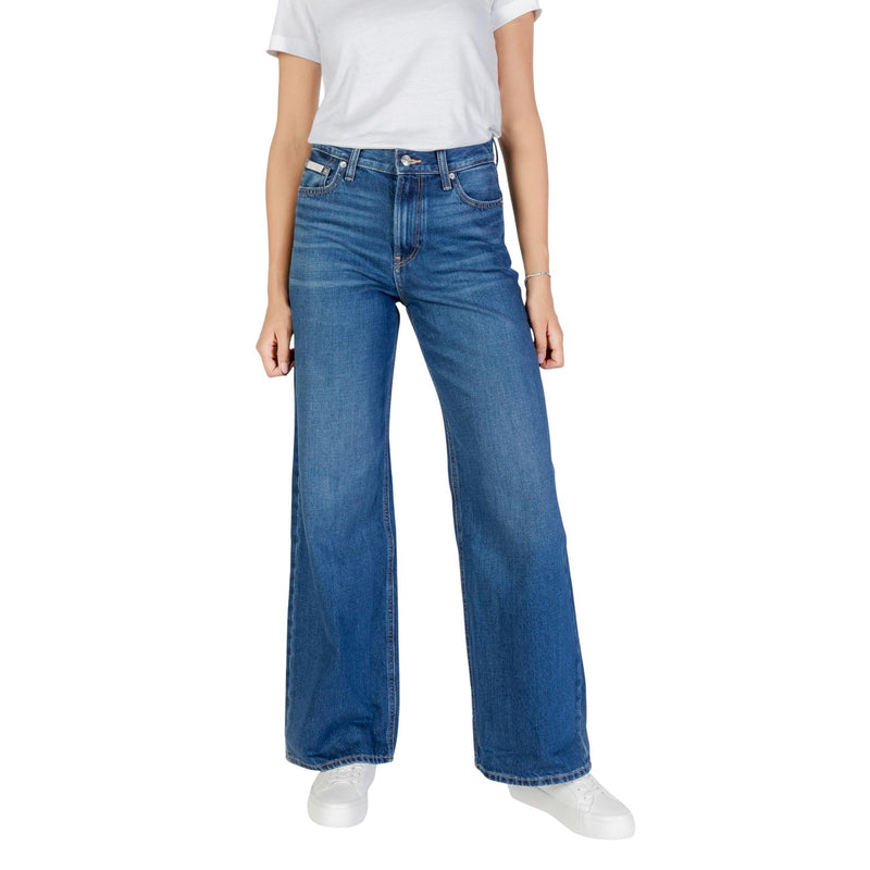 Jeans en coton bleu pour femmes Calvin Klein